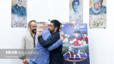 نشست خبری رونمایی از پویانمایی کشتی گیران