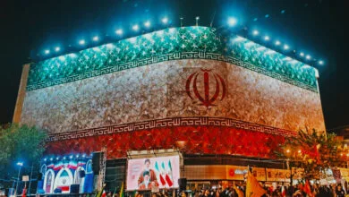 وصیت حاج‌قاسم روی دیوارنگاره انقلاب نقش بست